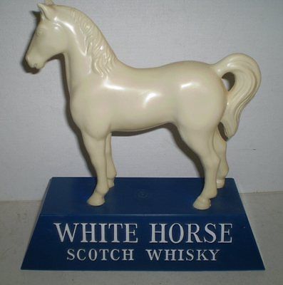 Vintage bar advertising statue - White Horse Scotch Whisky -- Antique ...