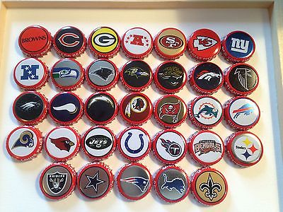 nfl bottle caps