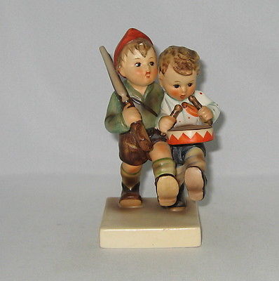 Vintage Hummel Figurine "VOLUNTEERS" Hum 50 2/0 Trademark 3 -- Antique Price Guide Page