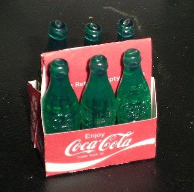 mini plastic coke bottles