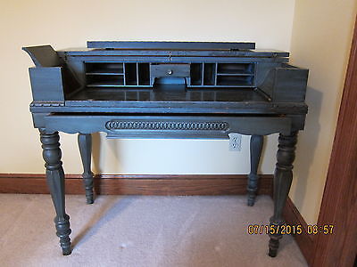 Flip Top Spinet Desk Vintage Antique Price Guide Details Page