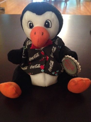 coca cola collectible bean bag plush