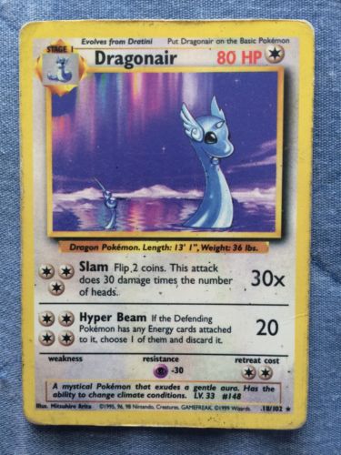 Hake's - 1999 POKÉMON BASE SET DRAGONAIR 18/102 UNLIMITED CGC 7.5 NM - Foto 10