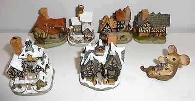David Winter Cottages Miniature Village Cottages Houses Lot John