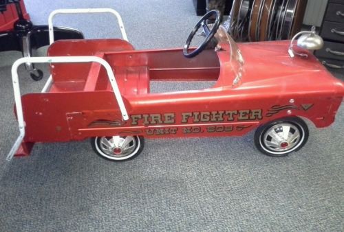 firefighter pedal car