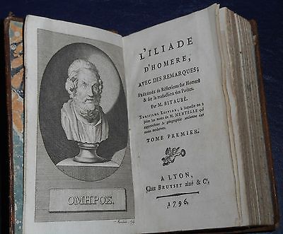 1796 Homer Iliad Trojan War History Engraving Greek Mythology Book Epic 1796 Homer Iliad Trojan War History Engraving Greek Mythology Book Epic