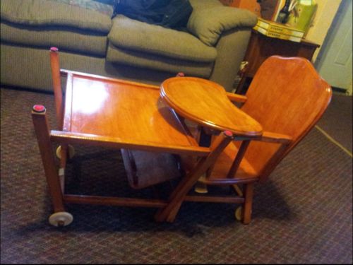 1940 wooden high chair