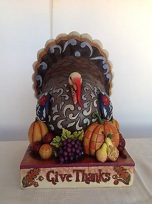 jim shore turkey figurine