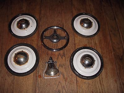 vintage pedal car wheels
