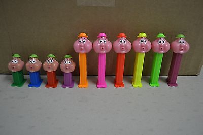 10PC LOT BUBBLE BOY PEZ CANDY DISPENSERS -- Antique Price Guide Details
