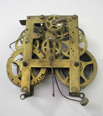 ANTIQUE GILBERT MANTEL CLOCK MOVEMENT PARTS REPAIR -- Antique Price