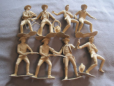 8 LOUIS MARX CO COWBOYS TAN PLASTIC -- Antique Price Guide Details Page