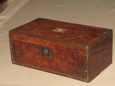 Civil War Era Portable Field Writing Desk Personal Secretary Us