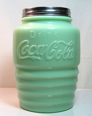 Coca Cola Cookie Jars House Cookies Jadite Green Gl Drink Coca Cola Cookie Jar Fantastic Condition