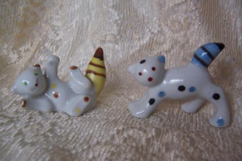 occupied japan cat figurines