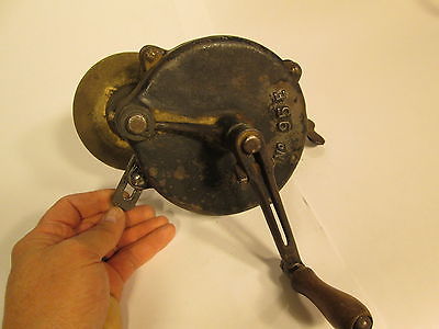Antique Vintage Old Tools Hand Crank Bench Grinder Knife Sharpener