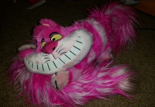 cheshire cat plush long tail
