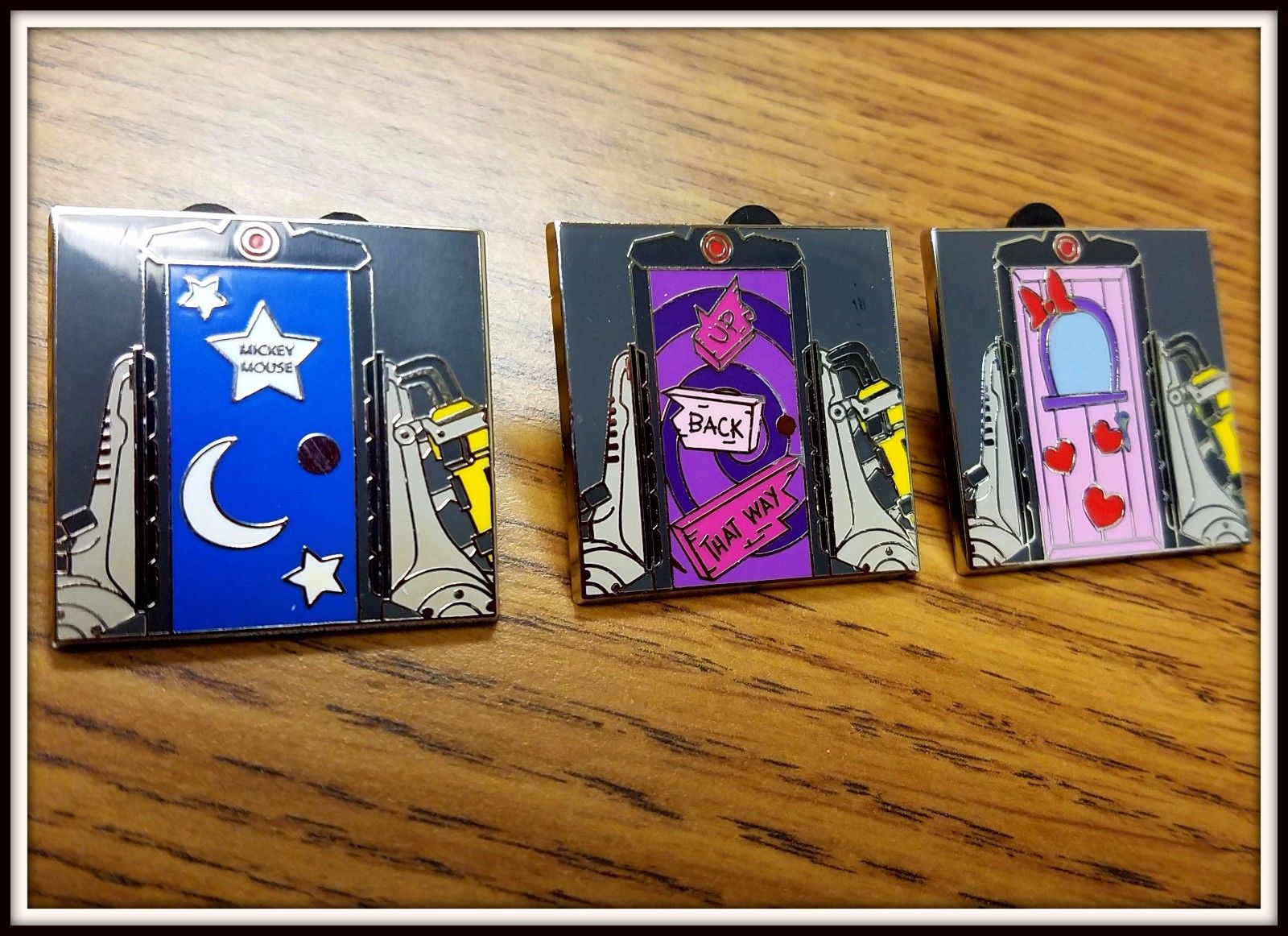 Disney Magical Mystery Pins Series 8 Set Of 3 Monsters Inc