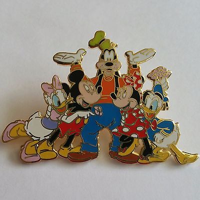 Disney Mickey, Minnie, Donald, Daisy, Goofy Gang Fab 5 Pin -- Antique ...