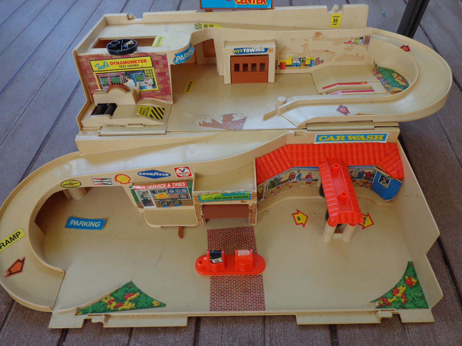 matchbox garage set