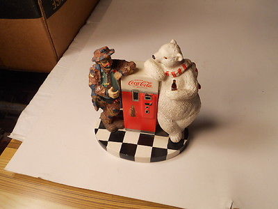 Cool Off With Coke Emmett Kelly Featuring Coca Cola 969 Figurine Cool Off With Coke Emmett Kelly Featuring Coca Cola 969 Figurine