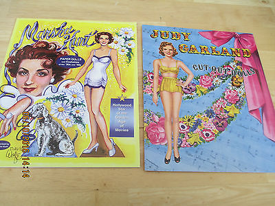 Vintage paper doll 2 Studio Press Marsha Hunt 2008 Judy Garland 2007 ...