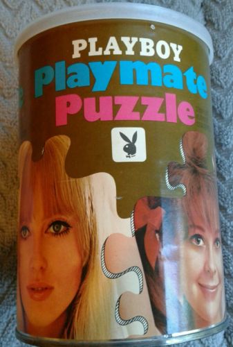 Playboy Playmate Puzzle Can Vintage 1967 1320 Antique Price