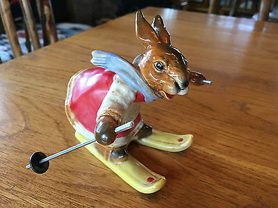 GOEBEL HUMMEL BAVARIAN BUNNY SERIES Ms SONIA SKIING Girl Rabbit W ...