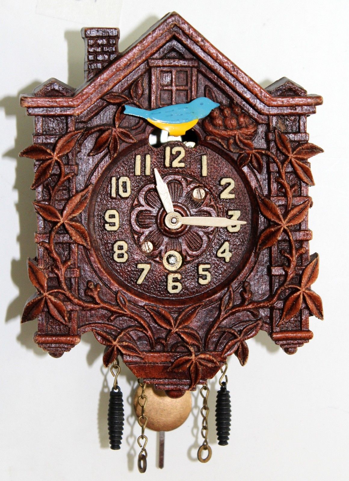 29 Antique Lux "Swinging Bird" Mini Cuckoo Clock. Antique Price