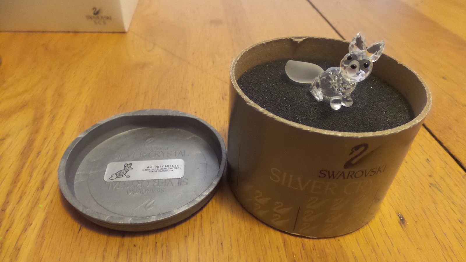 swarovski crystal fox figurine