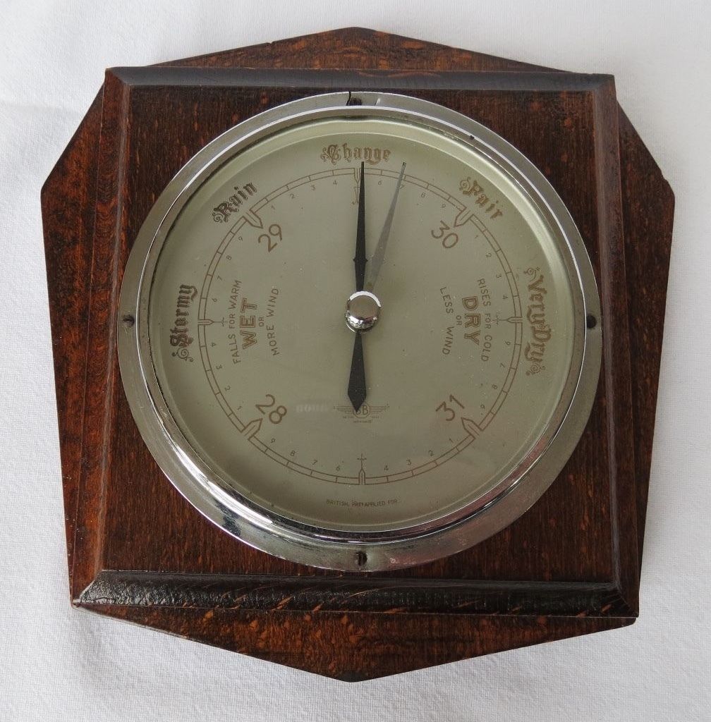 Vintage Art Deco Barometer by Shortland Brothers SB Antique Price
