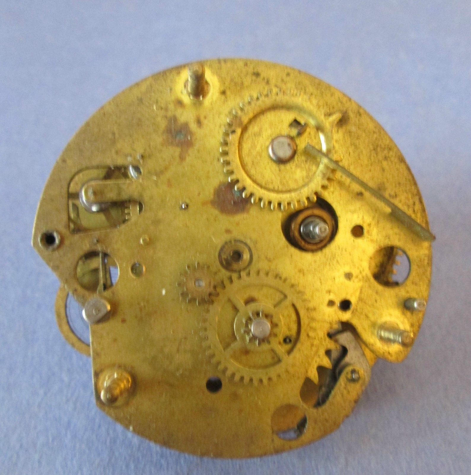 Small Brass Alarm Clock Mechanism Antique Price Guide Details Page