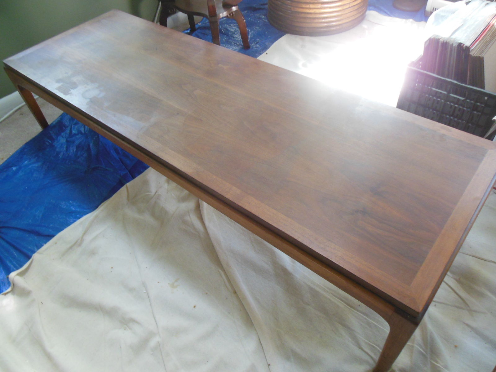 LANE Rhythm Danish Mid Century Modern Coffee Table MCM Needs TLC 997 01