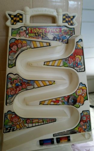 vintage fisher price race track