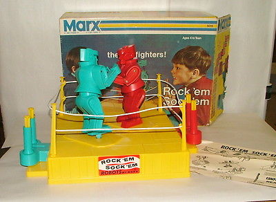vintage rock em sock em robots