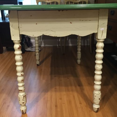 Vintage Enamel Top Kitchen Table and Chairs Antique Price Guide