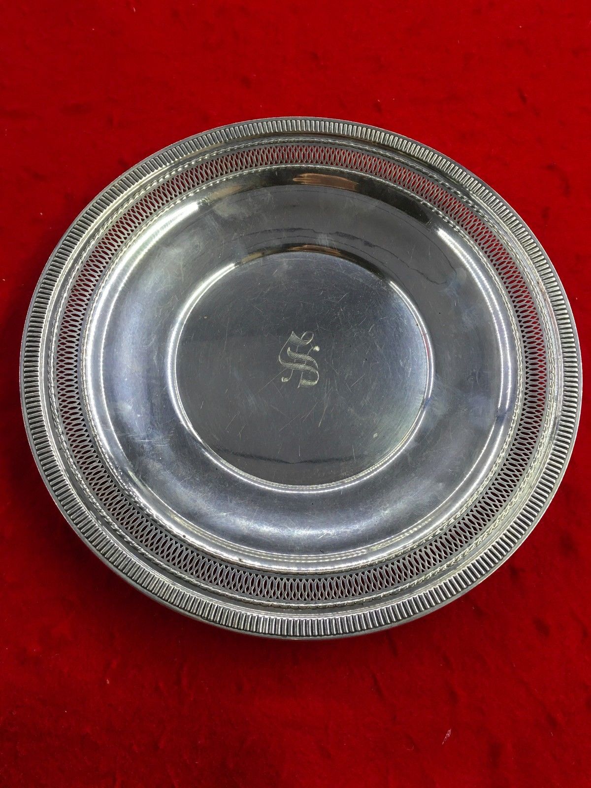 **Sterling Silver Plate -- Antique Price Guide Details Page