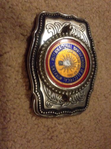International Association of Machinists and Aerospace Workers Belt Buckle