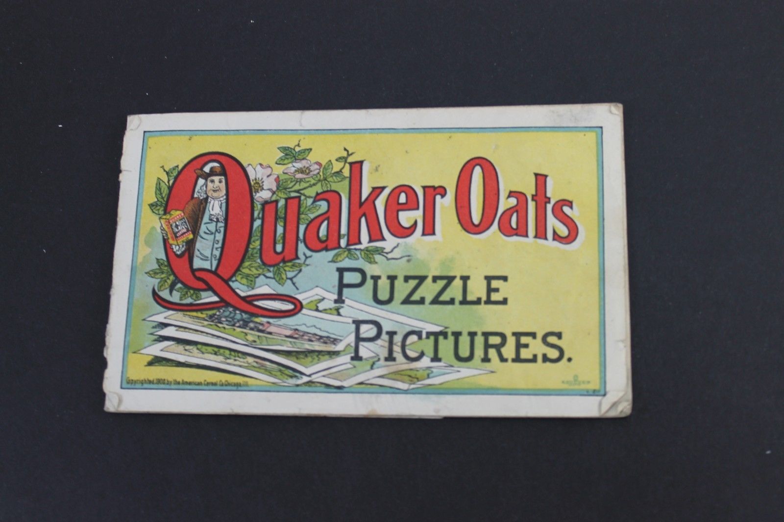 Victorian 1900 Quaker Oat Puzzle Picture Booklet Antique Price Guide