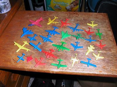 small plastic toy airplanes