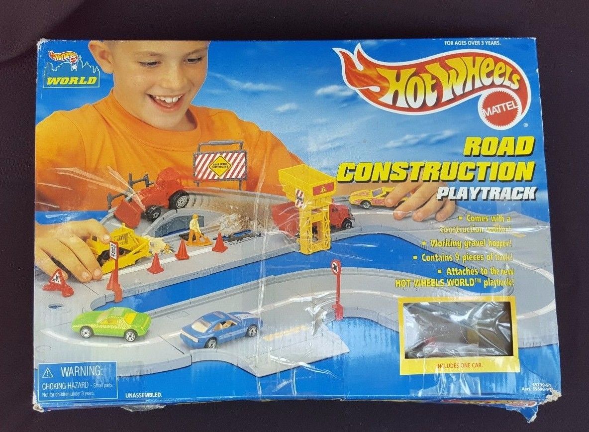 hot wheels construction site playset
