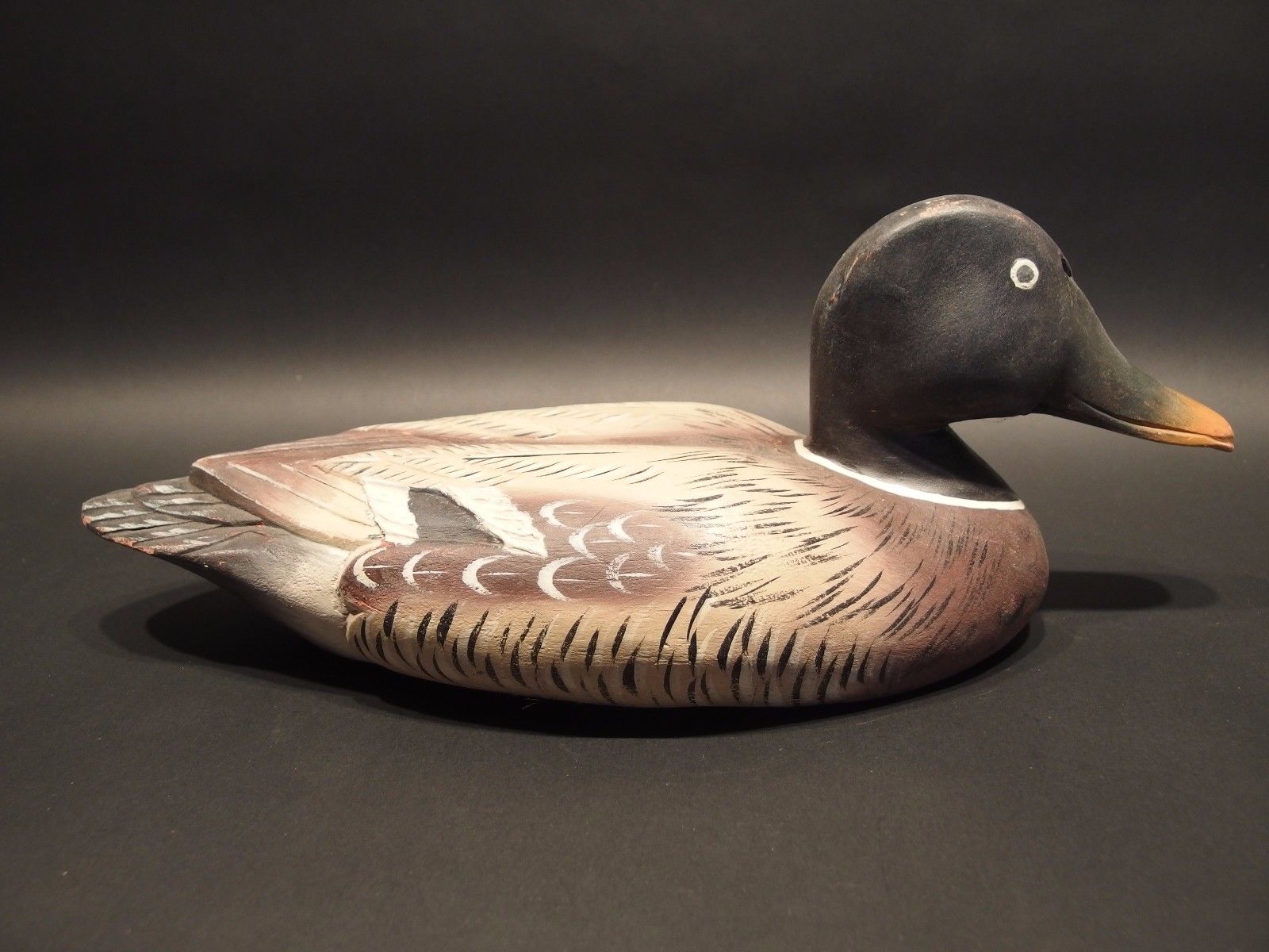 Wonderful Vintage Antique Early Wood Carved Hunting Duck Decoy Old