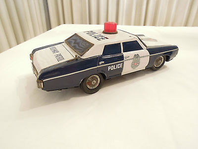 vintage police car toy