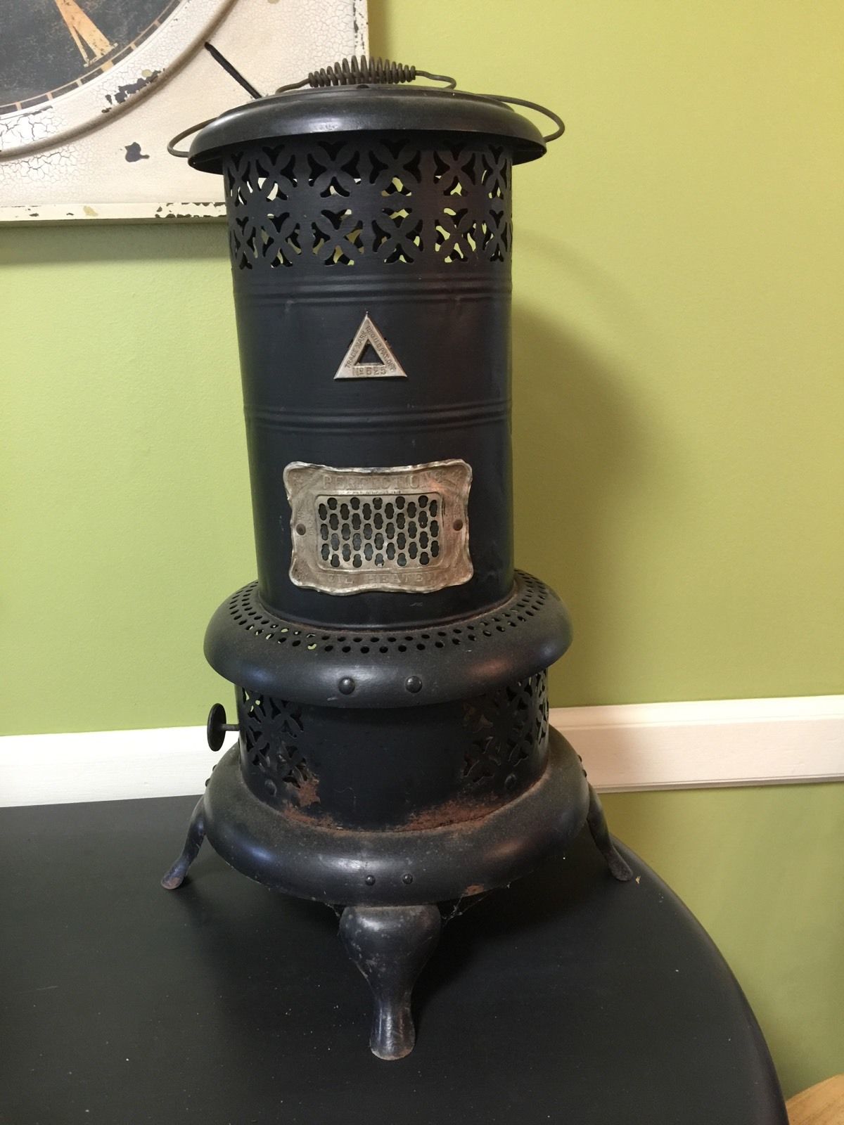Vintage Antique Perfection 525 Heater Kerosene Oil Stove Pat. June 17