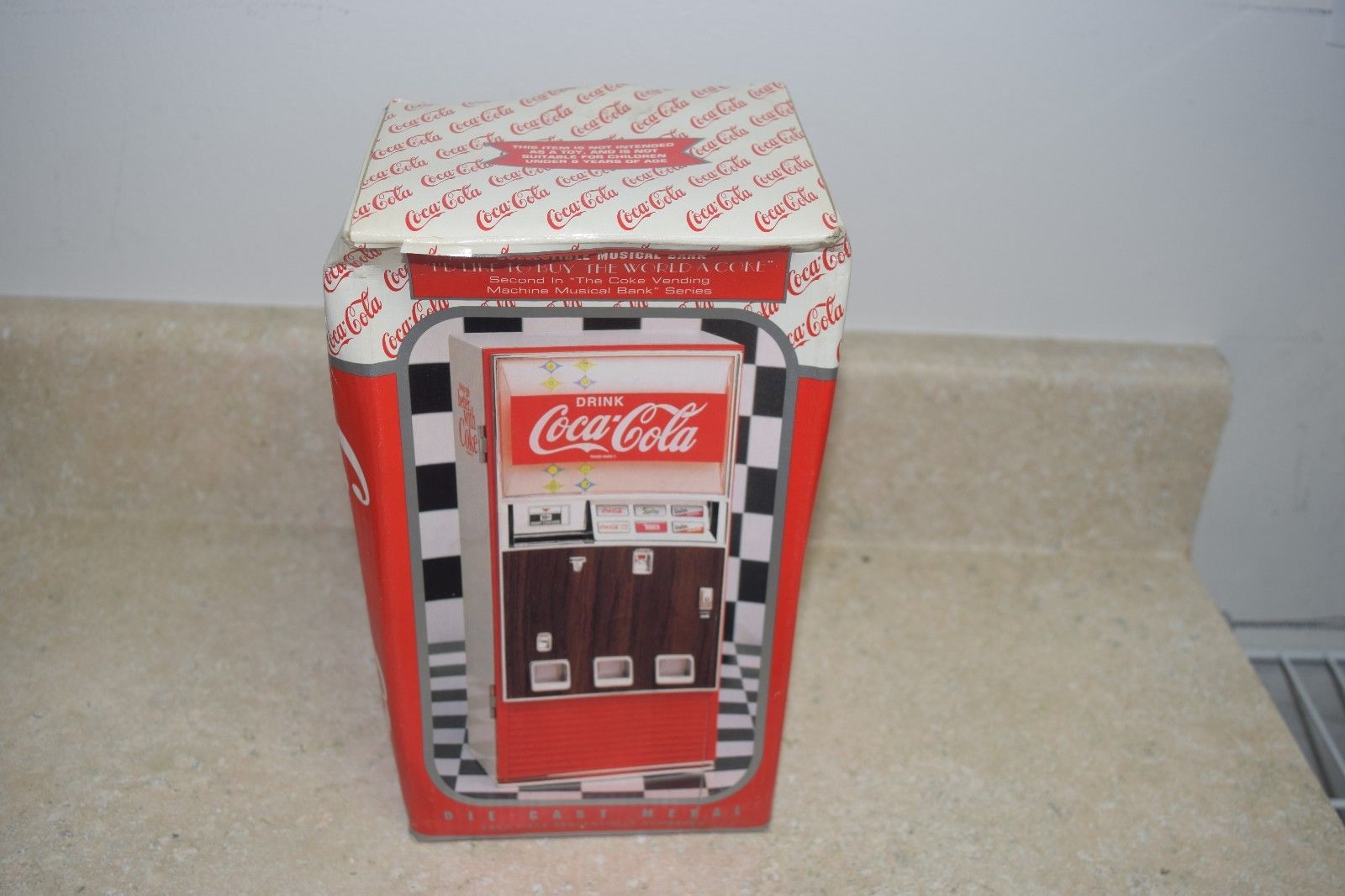 coca cola die cast metal bank