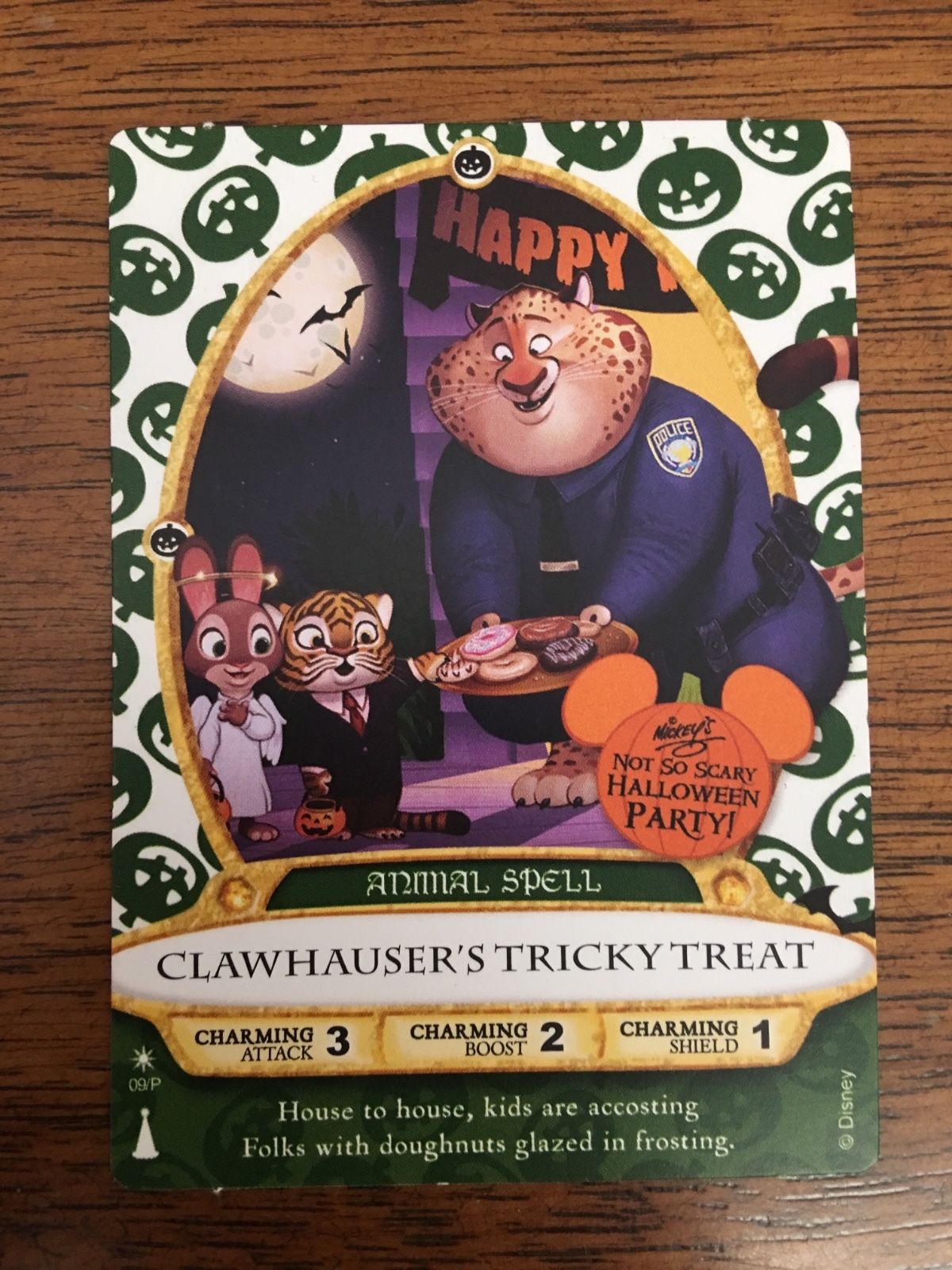 Clawhauser 2016 Mickey s Not So Scary Halloween Sorcerers Magic Kingdom