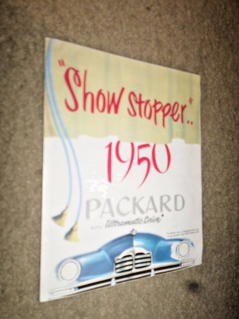 1950 Hudson Car Dealer Sales Brochure Antique Price Guide Details Page