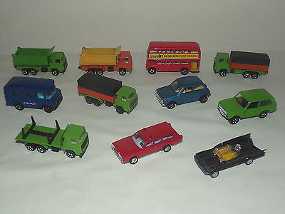 11 VINTAGE PLAYART DIECAST TOY MODEL CARS TRUCKS BATMOBILE ...