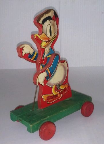 fisher price donald duck pull toy