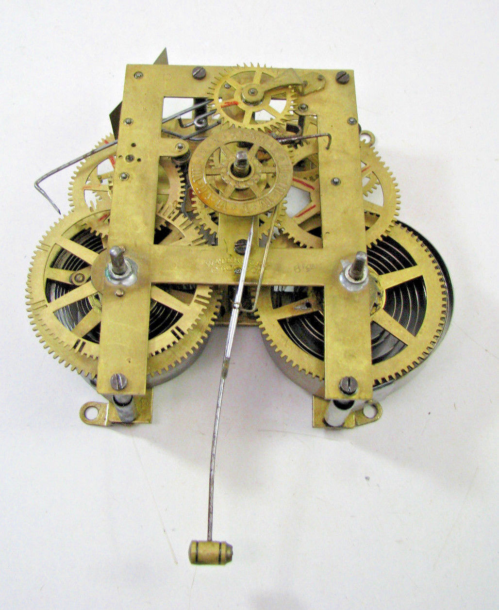 ANTIQUE GILBERT 6 1/2 KITCHEN CLOCK MOVEMENT PARTS REPAIR -- Antique